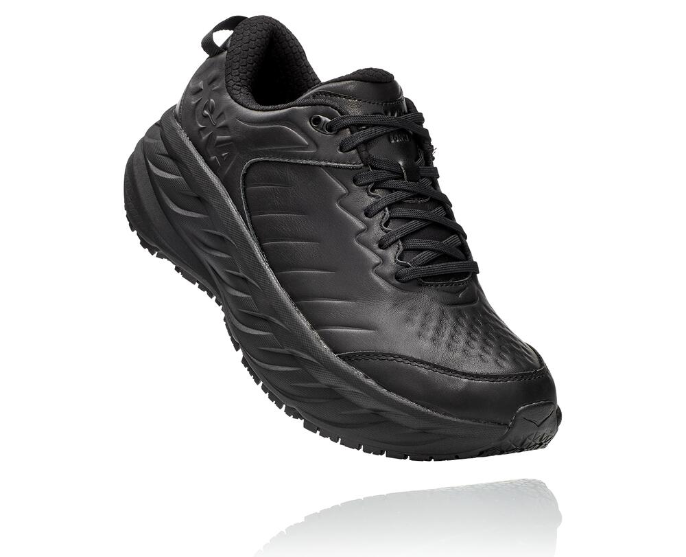 Hoka One One Bondi Sr Moški Road Tekaški Čevlji Črna / Črna SI-173902L